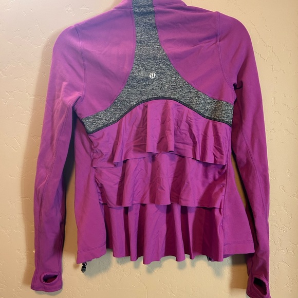 Lululemon vintage purple and gray jacket size 4 - Picture 7 of 8